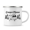 Camper Mama Emaille Tasse für alle Freunde des Campings, Vanlifes und Co.