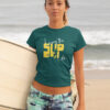 Stand-Up-Paddling am Meer oder See ist mit dem SUP Life Stand-Up-Paddling Damen T-Shirt noch besonderer.