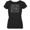 Schwarzes Carp Dimension T-Shirt für Anglerinnen aus bester Bio-Baumwolle nachhaltig bedruckt. Tolles Geschenk für Angler hier bestellen.