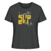 Stand-Up-Paddling Damen T-Shirt für SUP Fans. Das bedruckte Stand-Up-Paddling T-Shirt in anthrazit als Geschenk für SUP Freunde.