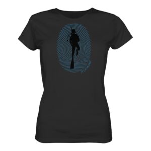 Alternative view of DIVING FINGERPRINT - Organic Damen Shirt