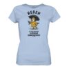Regen ist flüssiger Sonnenschein T-Shirt hellblau aus bester Bio Baumwolle. Lustiges Möwen T-Shirt mit Spruch. Martimes Damen T-Shirt mit Möwe für Küstenkinder, Meeresfreunde und für den Urlaub an der Nord- und Oststee.