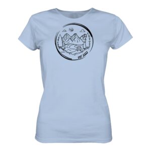 Alternative view of ON THE ROAD - Organic Damen Shirt (personalisierbar)