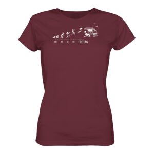 Alternative view of ENDLICH FREITAG CAMPING – Organic Damen Shirt