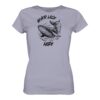 Wal Timmy: Never lose hope T-Shirt lavender aus bester Bio Baumwolle. Jedes verkaufte Wal T-Shirt unterstützt Naturschutzprojekte. Besondere Wal Shirts für Walfreunde und für Walschützer.