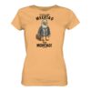 Meertag statt Montag Möwen T-Shirt für Damen in gelb aus bester Bio Baumwolle. Lustiges Möwen T-Shirt mit Spruch. Martimes Damen T-Shirt mit Möwe für Küstenkinder, Meeresfreunde und für den Urlaub an der Nord- und Oststee.