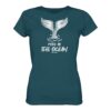 Free as the ocean Wal T-Shirt in stargazer aus bester Bio Baumwolle. Jedes verkaufte Damen Wal T-Shirt unterstützt Naturschutzprojekte. Besondere Wal Shirts für Walfreunde und für Walschützerinnen.