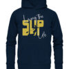 Stand-Up-Paddling Hoodie für SUP Fans. Der bedruckte Stand-Up-Paddling Hoodie in navyblau als Geschenk für alle SUP Freunde.