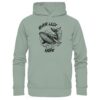 Never lose hope Wal Timmy Hoodie aloe aus bester Bio Baumwolle. Jeder verkaufte Wal Hoodie unterstützt Naturschutzprojekte. Besondere Wal Hoodies für Walfreunde und für Walschützer.