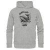 Never lose hope Wal Timmy Hoodie graumeliert aus bester Bio Baumwolle. Jeder verkaufte Wal Hoodie unterstützt Naturschutzprojekte. Besondere Wal Hoodies für Walfreunde und für Walschützer.