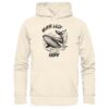Never lose hope Wal Timmy Hoodie naturweiß aus bester Bio Baumwolle. Jeder verkaufte Wal Hoodie unterstützt Naturschutzprojekte. Besondere Wal Hoodies für Walfreunde und für Walschützer.