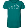 Endlich Freitag T-Shirt: lustiges Herren Bio T-Shirt in meeresblau. Ein tolles Geschenk für den Arbeitskollegen im Büro.