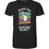 Neuer Tag gleicher Schiet. Lustiges Möwen T-Shirt fürs Meer mit tollem Spruch. Ein originelles Möwen T-Shirt in Schwarz und Geschenk für Küstenkinder, Nordsee-Freunde und alle, die maritime T-Shirts lieben.
