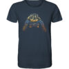 Ein tolles Geschenk für alle die das Meer und die Natur lieben: sea turtle coloured Meeresschildkröte T-Shirt für Meeresfreunde aus Bio-Baumwolle in india ink grey. Ein Meeresschutz T-Shirt für Meeresschildkröten Freunde.