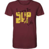 Stand-Up-Paddling T-Shirt für SUP Fans. Das bedruckte Stand-Up-Paddling T-Shirt in burgundy als Geschenk für alle SUP Freunde.