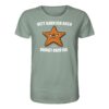 Nett kann ich auch T-Shirt mit Seestern fürs Meer mit lustigem Spruch. Ein lustiges maritimes T-Shirt in aloe als Geschenk für Küstenkinder, Nordsee-Freunde und alle, die maritime T-Shirts lieben.