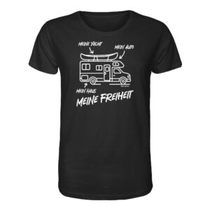 Alternative view of MEIN HAUS, MEIN AUTO, MEIN BOOT - Unisex Organic Shirt