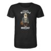 Meertag statt Montag T-Shirt in schwarz aus bester Bio Baumwolle. Lustiges Möwen T-Shirt mit Spruch. Martimes T-Shirt mit Möwe für Küstenfreunde, Möwenfans und für den Urlaub an der Nord- und Oststee.