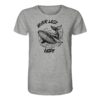 Never lose hope Wal Timmy T-Shirt heather grey aus bester Bio Baumwolle. Jedes verkaufte Wal T-Shirt unterstützt Naturschutzprojekte. Besondere Wal Shirts für Walfreunde und für Walschützer.